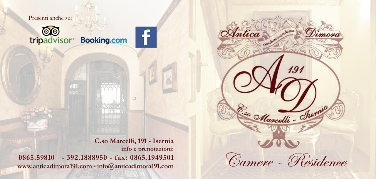 Antica Dimora 191 Hotel Isernia Esterno foto
