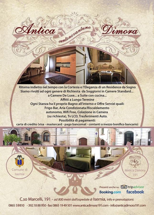 Antica Dimora 191 Hotel Isernia Esterno foto